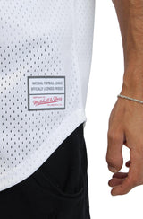 NFL Las Vegas Raiders Monochrome Mesh Full-Button Baseball Jersey  Image 6