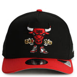 NBA Chicago Bulls 9Fifty A-Frame Cartoon Snapback  Image 1