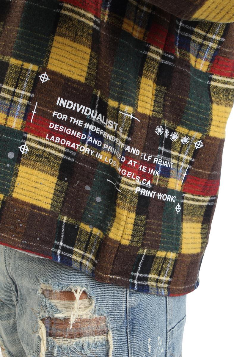 Splatter Flannel Long Sleeve Shirt Image 7