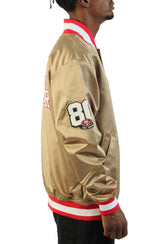 NFL San Francisco 49ers 80th Anniversary Satin Full Snap Jacket  Image 4