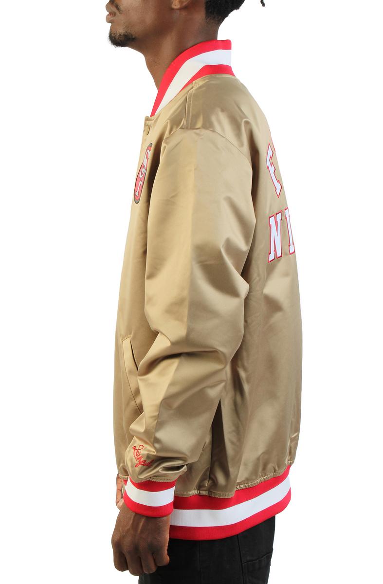 NFL San Francisco 49ers 80th Anniversary Satin Full Snap Jacket  Image 2