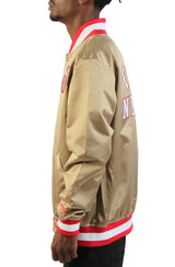 NFL San Francisco 49ers 80th Anniversary Satin Full Snap Jacket  Image 2