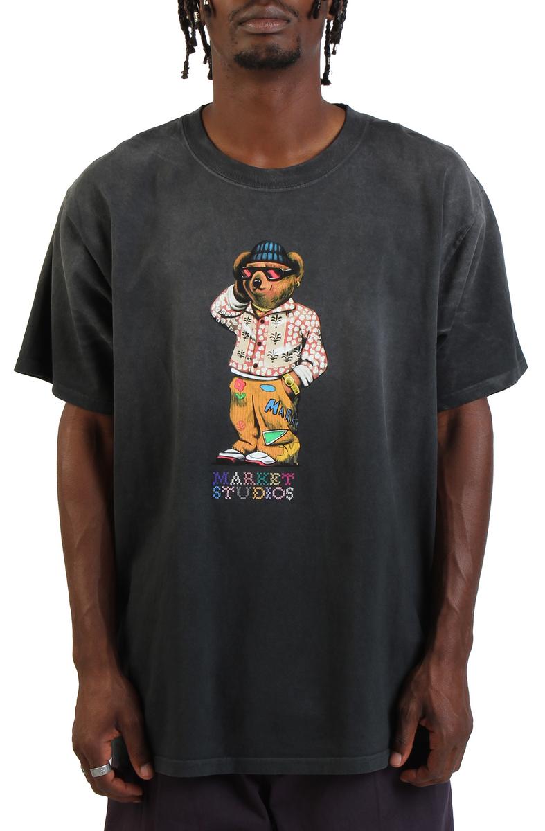Folk Fitted Bear T-Shirt  Image 1