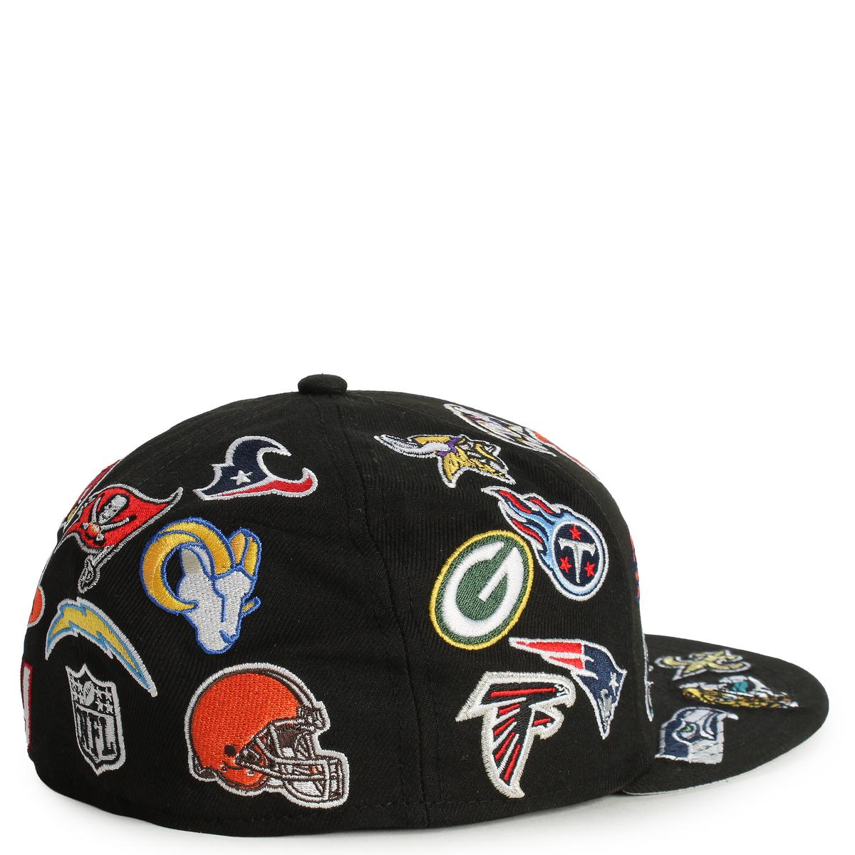 NFL 59Fifty All Over Logo Fitted Hat  Image 3