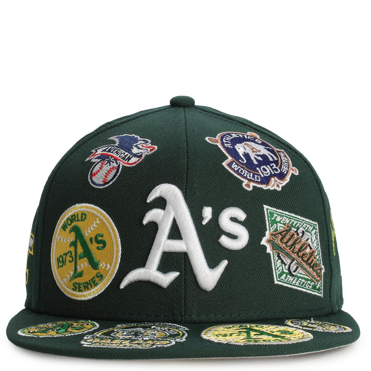 MLB Oakland Athletics 59FIFTY All Over Patch Fitted Hat Image 1