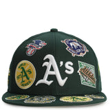 MLB Oakland Athletics 59FIFTY All Over Patch Fitted Hat Image 1