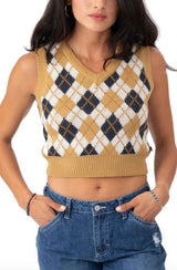 V-Neck Sweater Vest  Image 1