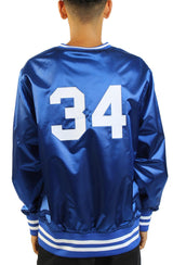 MLB Los Angeles Dodgers Authentic V-Neck Pullover Jacket 1986 Fernando Valenzuela Image 3