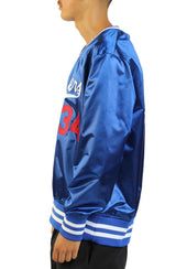 MLB Los Angeles Dodgers Authentic V-Neck Pullover Jacket 1986 Fernando Valenzuela Image 2