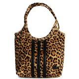 Cheetah Pony Hair Mini Tote Bag  Image 1