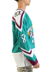 NHL Teemu Selanne Anaheim Ducks 1995-96 Alternate Power Play Jersey Image 4