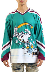 NHL Teemu Selanne Anaheim Ducks 1995-96 Alternate Power Play Jersey Image 1