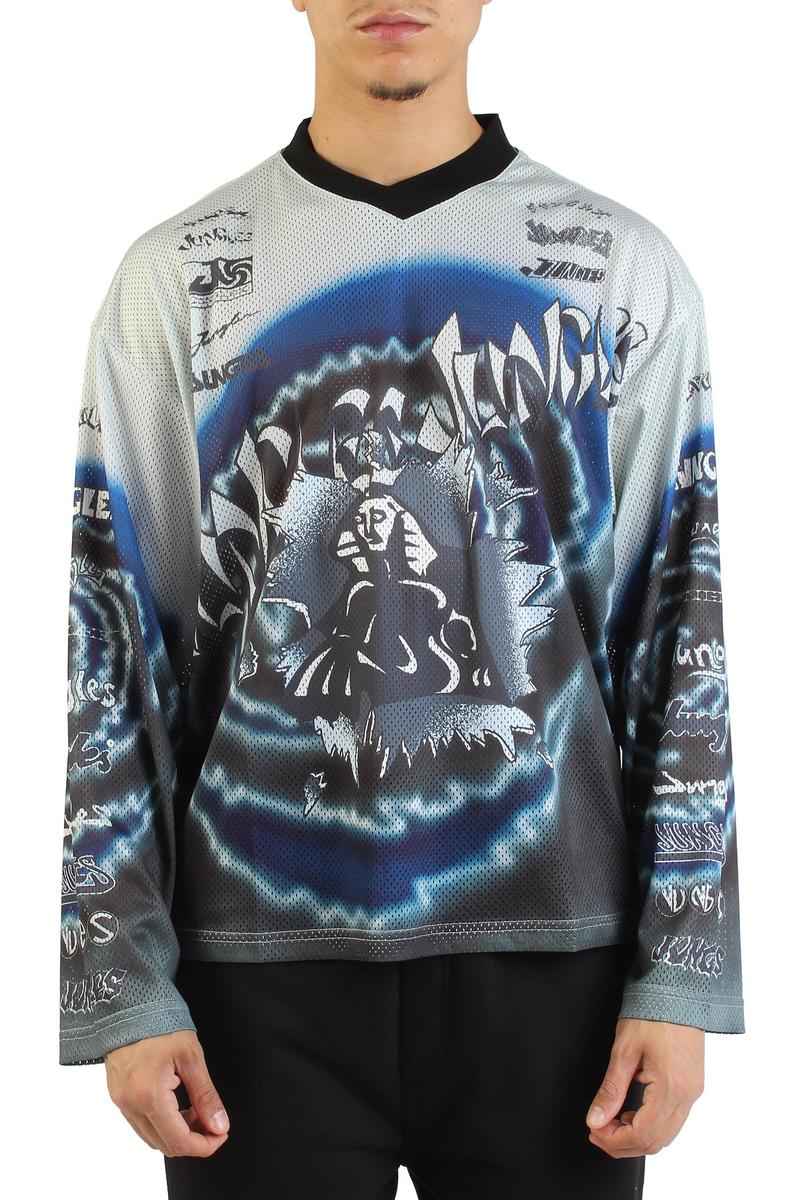 Boxy Moto Mesh Jersey Image 1