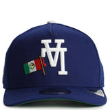 MLB Los Angeles Dodgers Upside-down Mexico 9Fifty A-Frame Snapback  Image 1