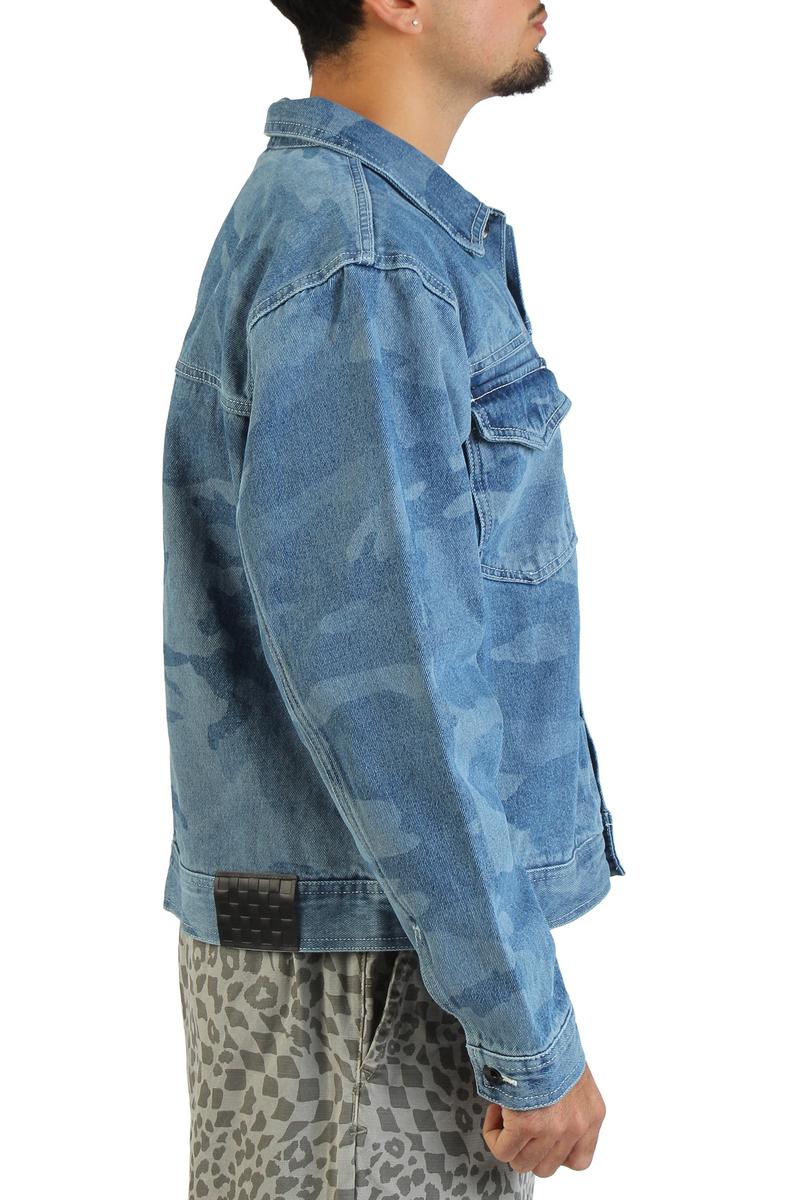 Denim Trucker Jacket Image 4