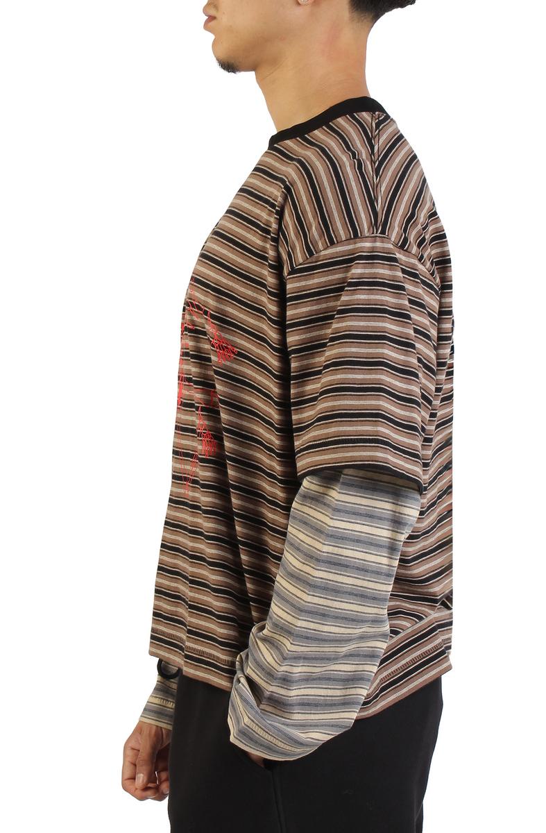 Skeleton Stripe Long Sleeve Shirt  Image 2