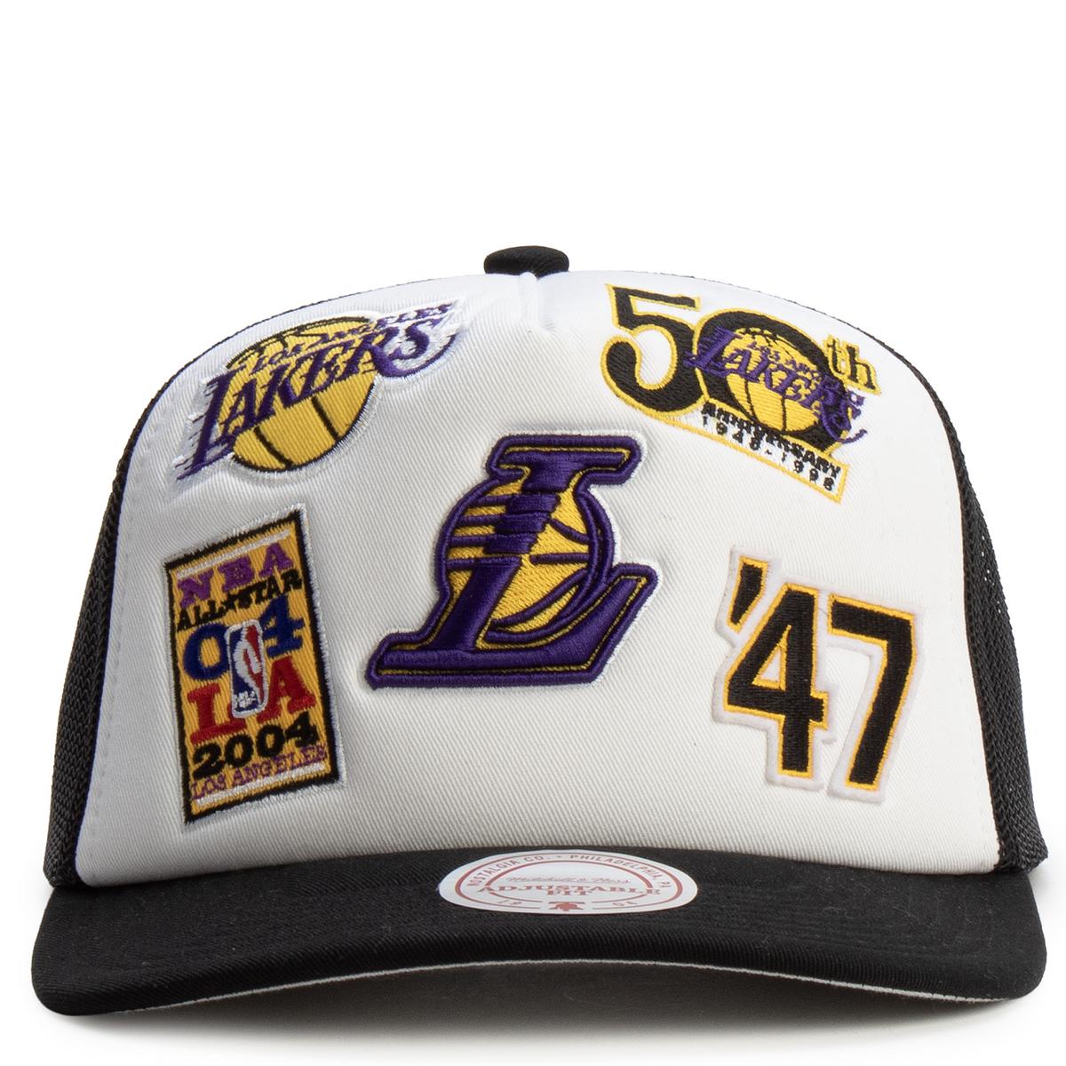 NBA Los Angeles Lakers Gridlock Trucker Adjustable Hat Image 1
