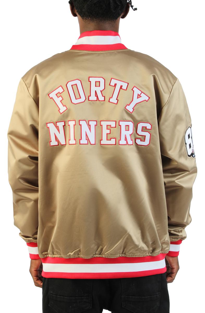 NFL San Francisco 49ers 80th Anniversary Satin Full Snap Jacket  Image 3