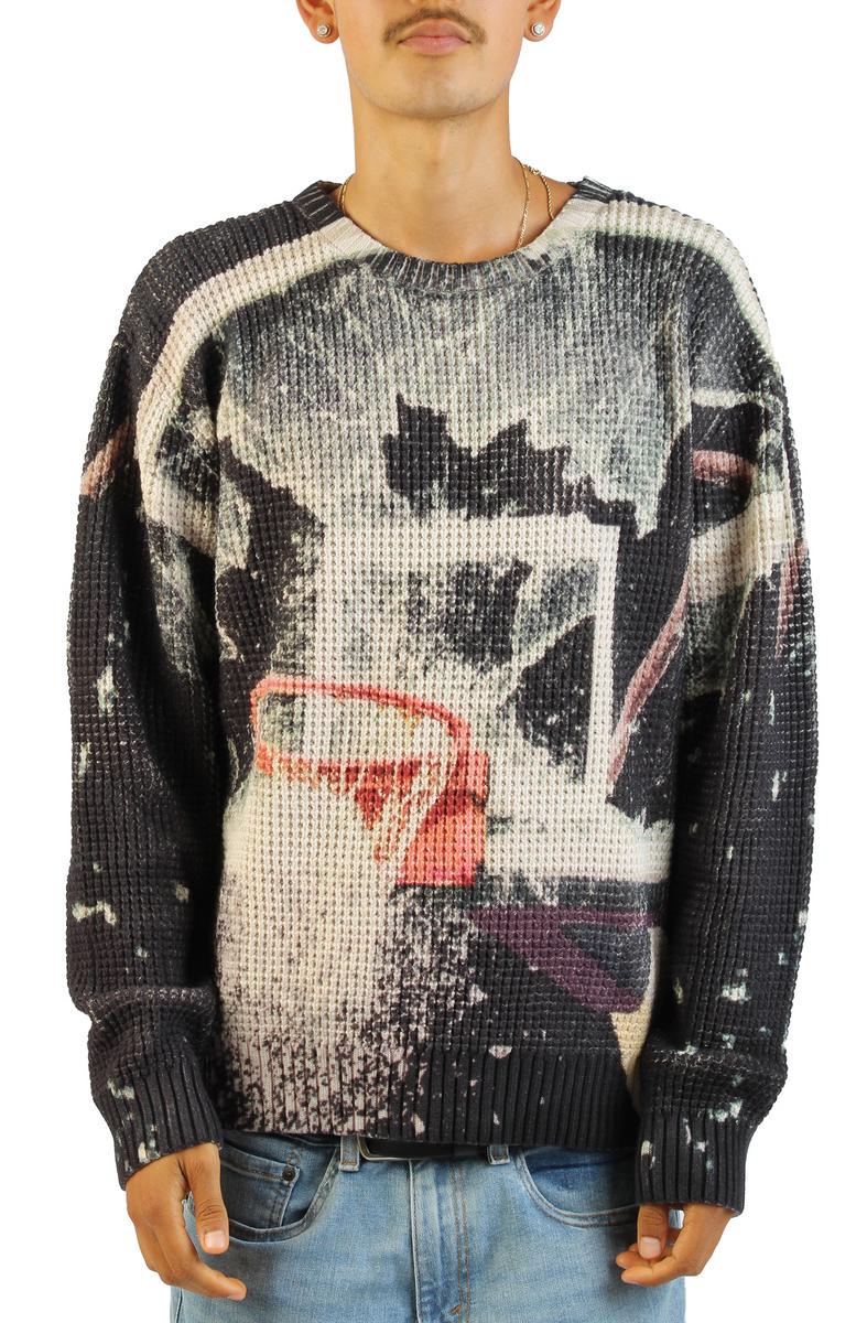 Break The Backboard Printed Sweater Image 1