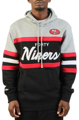 San Francisco 49ers Black Head Coach Pullover Hoodie Image 1