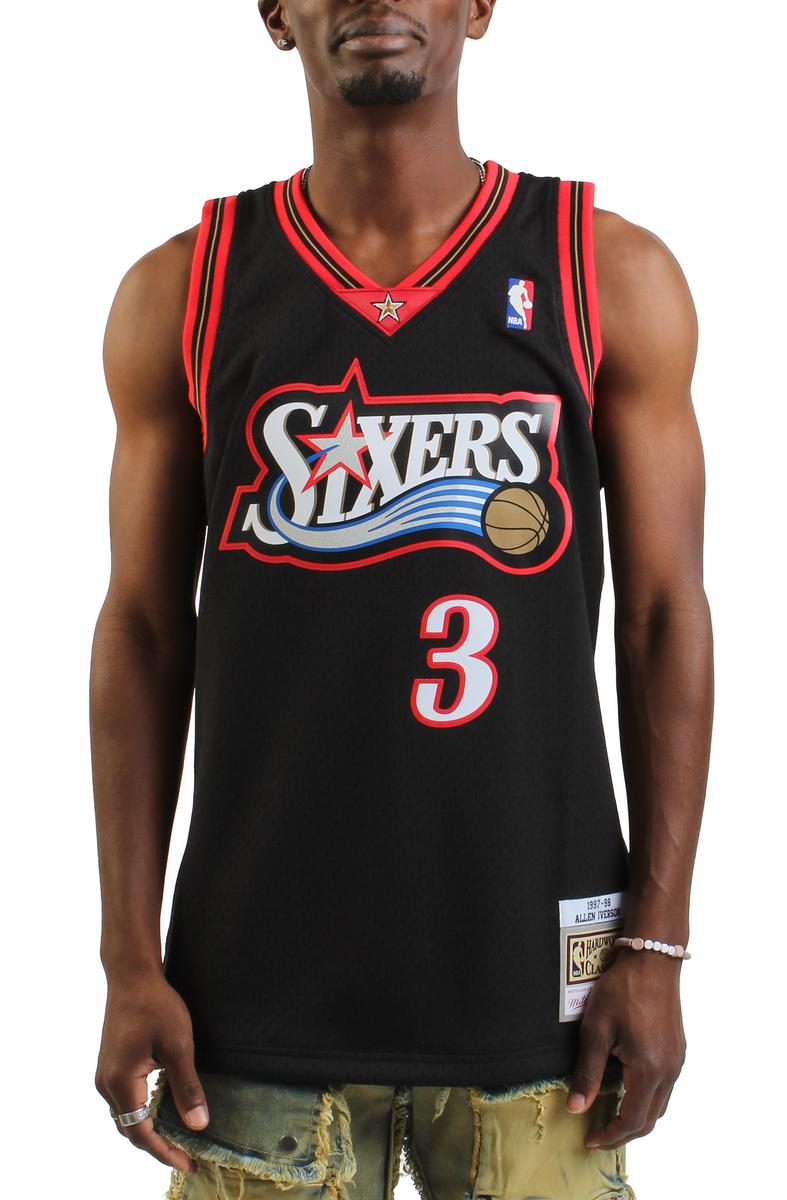 NBA Philadelphia 76ers Allen Iverson 97-98 Swingman Jersey  Image 1
