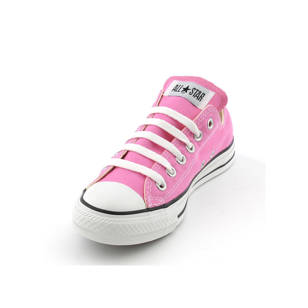 All Star Ox Sneaker Pink Canvas Image 5