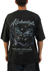 Dragon Vs Horse T-Shirt  Image 3