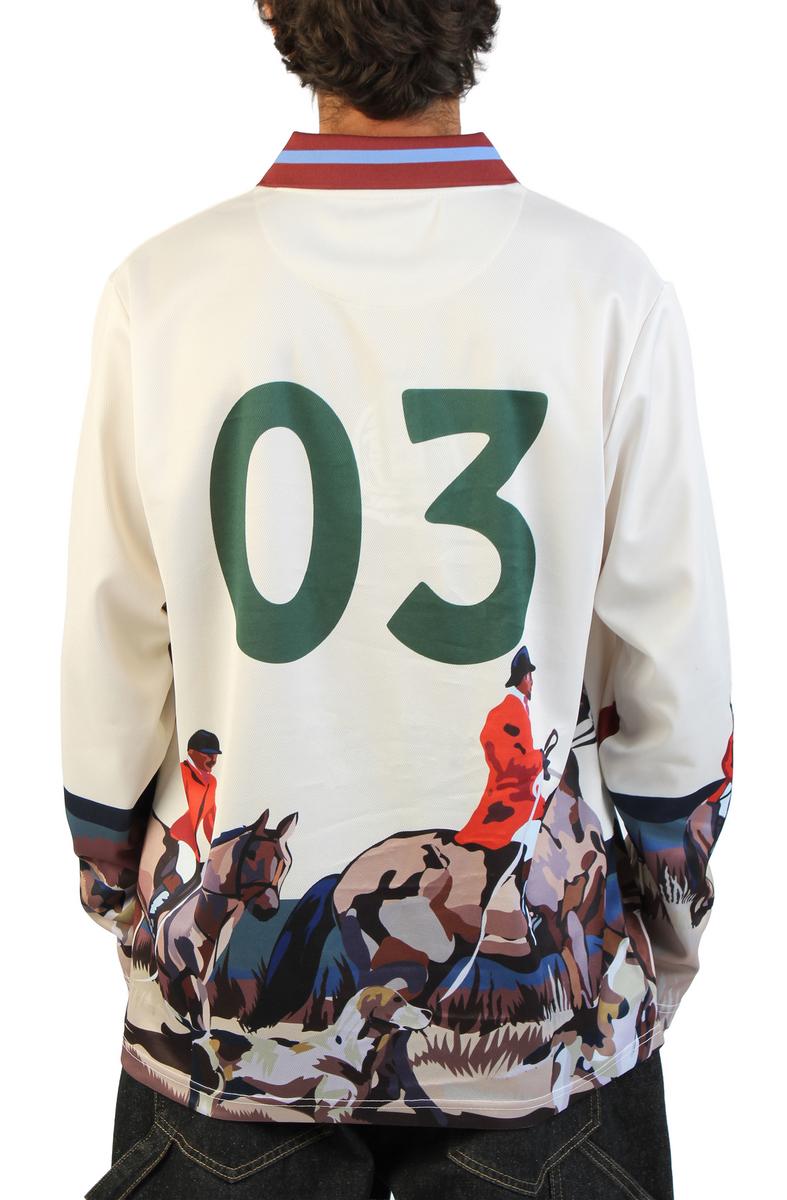 Hounds Long Sleeve Polo Shirt  Image 7
