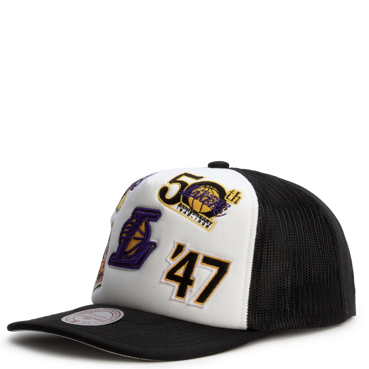 NBA Los Angeles Lakers Gridlock Trucker Adjustable Hat Image 2