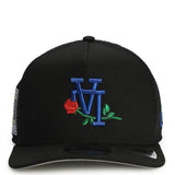 MLB Los Angeles Dodgers Upside Down Rose 9Fifty A-Frame Snapback  Image 1