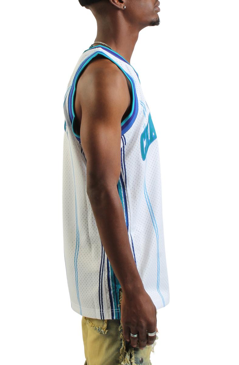 NBA Charlotte Hornets 1999 Baron Davis Swingman Jersey Image 4