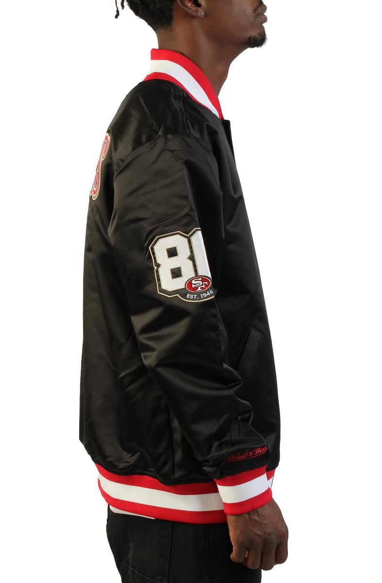 NFL San Francisco 49ers 80th Anniversary Heavyweight Satin Full-Snap Jacket  Image 4