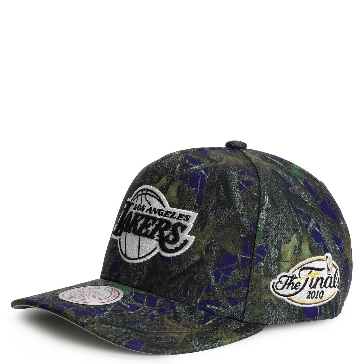 Los Angeles Lakers Purple Quiet Blaze Pro Pinch Snapback Hat Image 2