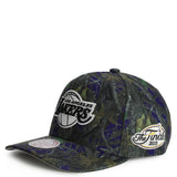 Los Angeles Lakers Purple Quiet Blaze Pro Pinch Snapback Hat Image 2