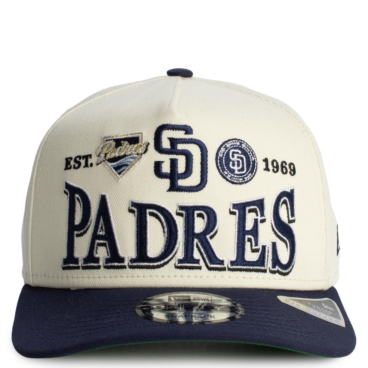 MLB San Diego Padres Three Hit 9Fifty A-Frame Snapback Image 1