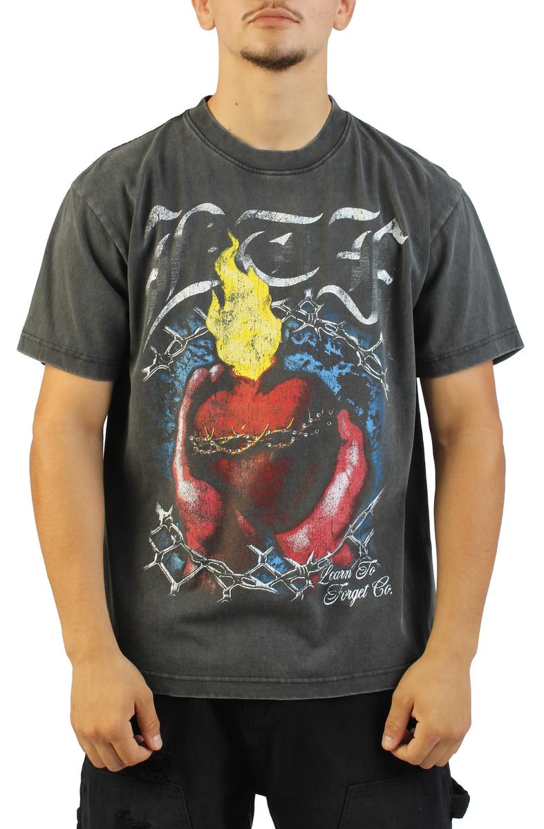 Immaculate Heart Rhinestone T-Shirt Image 1