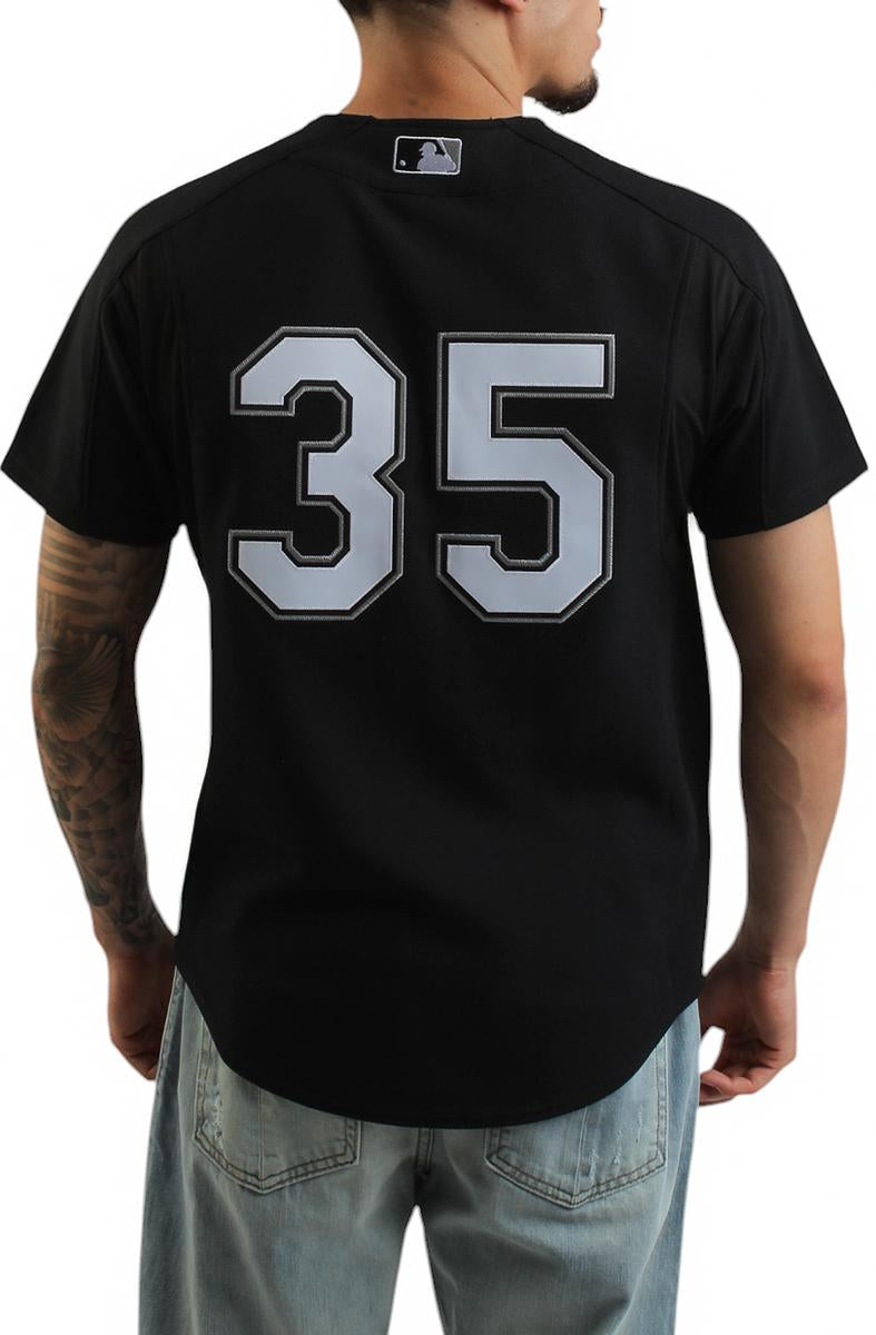  Frank Thomas Black Chicago White Sox 2005 Authentic Batting Practice Jersey Image 3