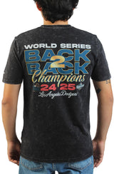 Los Angeles Dodgers Back 2 Back Champs T-Shirt  Image 4