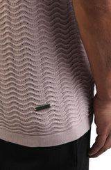 Wave Knit Polo Shirt  Image 6