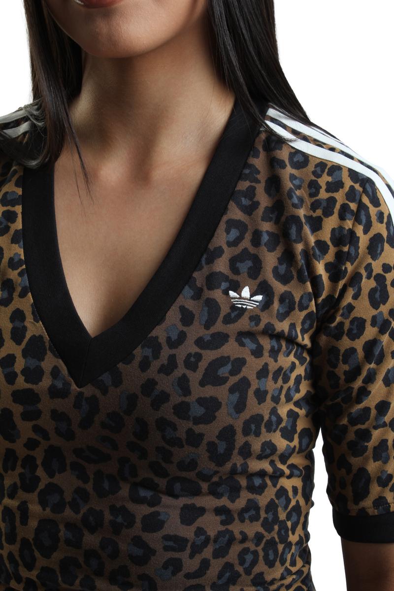 Leopard V-Neck Maxi Dress Image 5