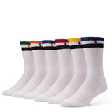 Striped Crew Socks 6-Pack Image 1
