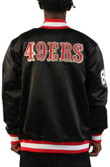 NFL San Francisco 49ers 80th Anniversary Heavyweight Satin Full-Snap Jacket  Image 3