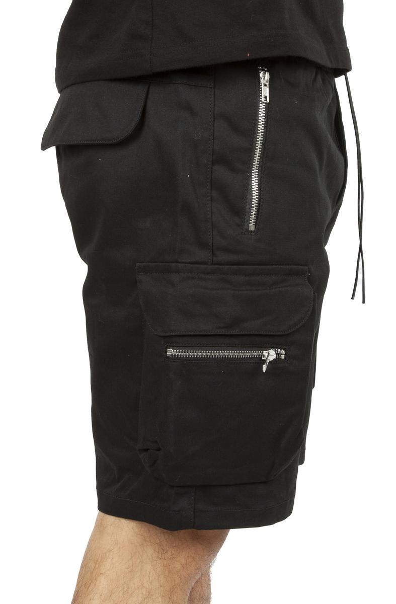 Canvas Twill Zipper 3D Cargo Short Image 4