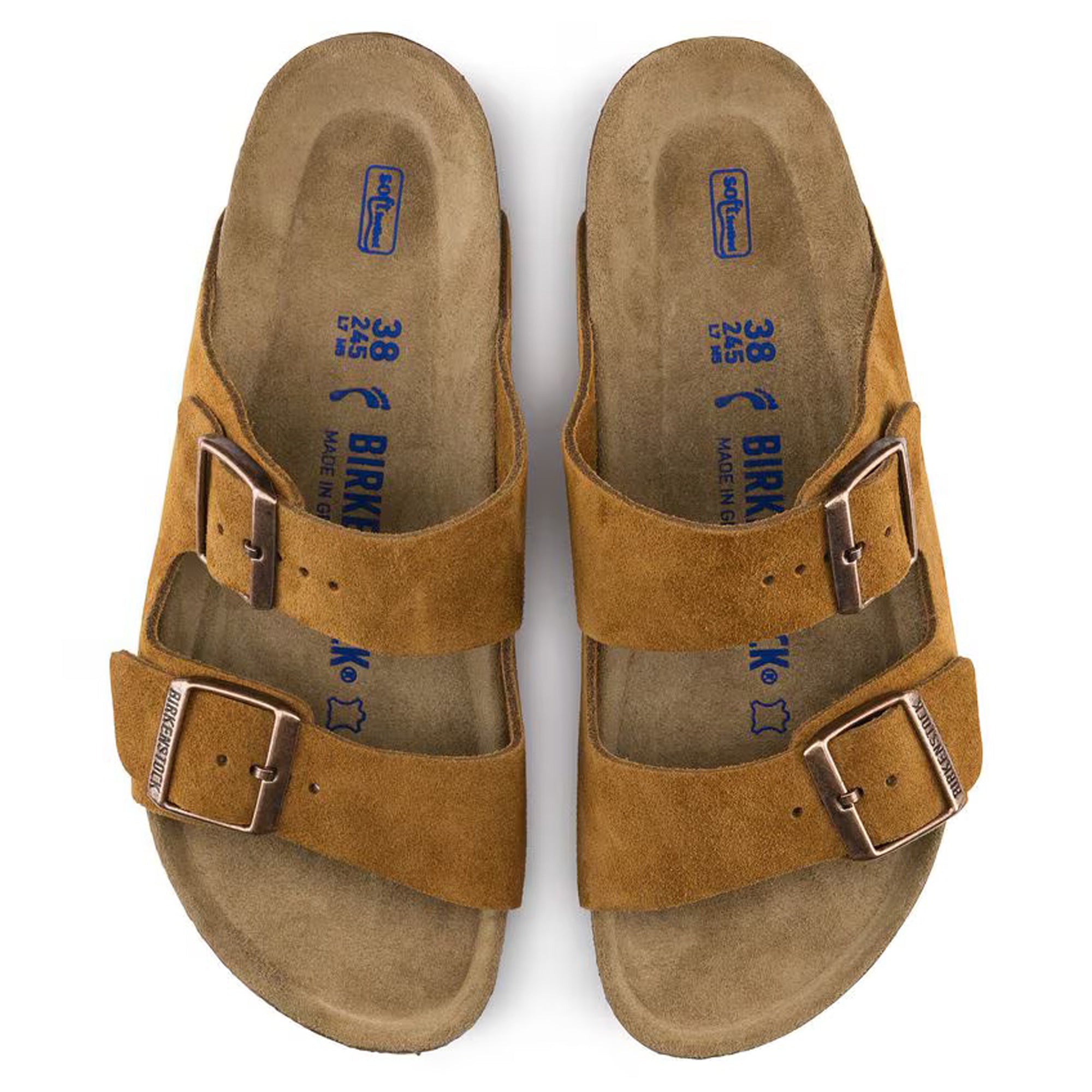 Arizona Soft Footbed | Suede Leather Mink