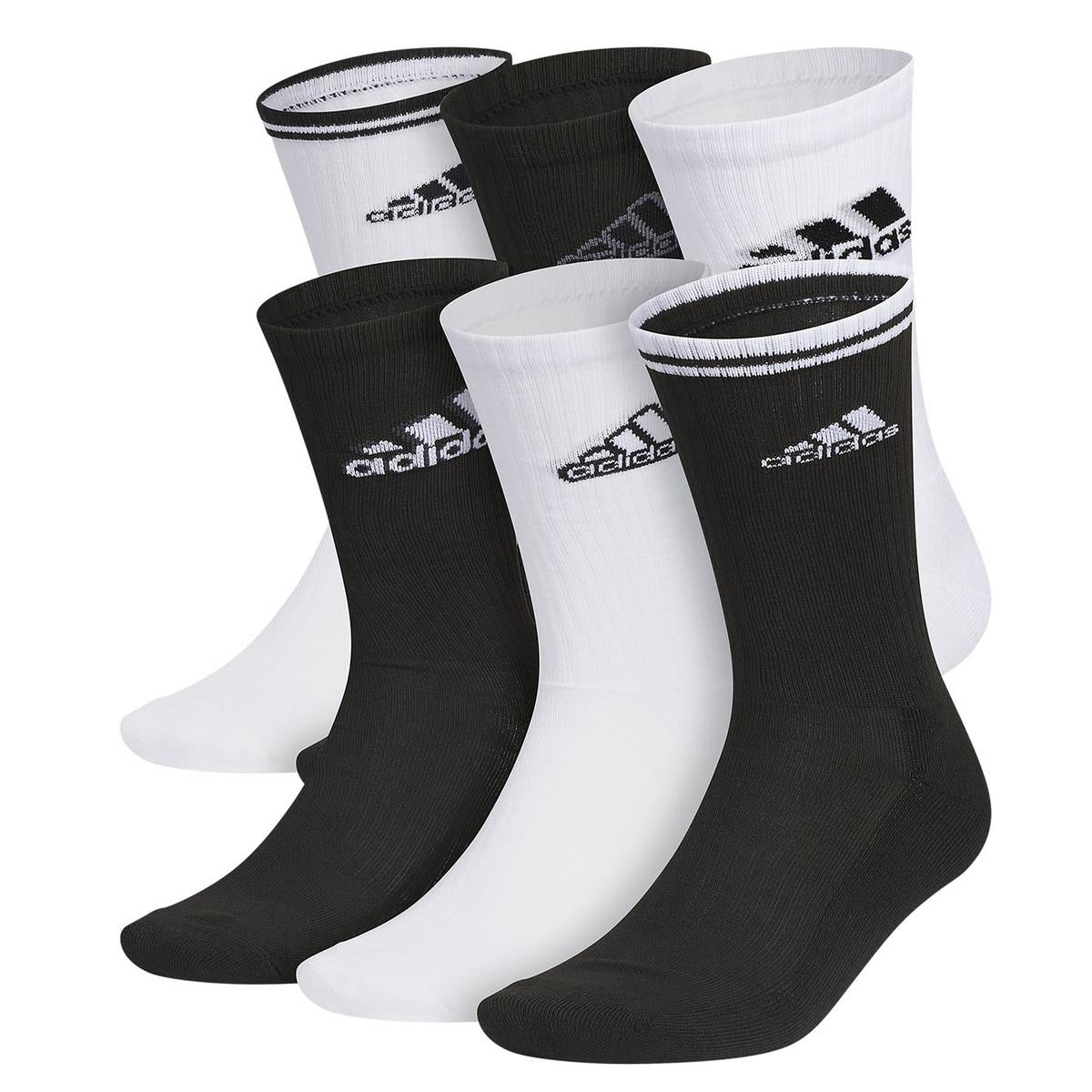 Men's Cushioned Crew Socks 6 Pairs  Image 1