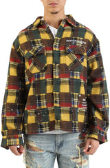Splatter Flannel Long Sleeve Shirt Image 1