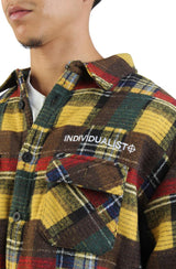 Splatter Flannel Long Sleeve Shirt Image 5