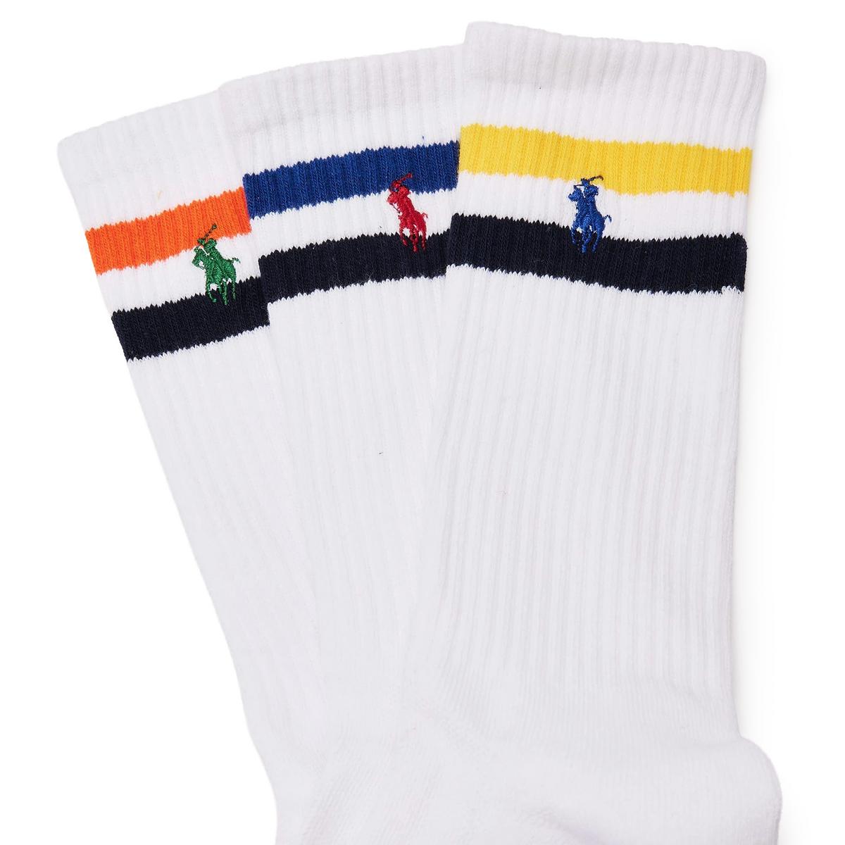 Striped Crew Socks 6-Pack Image 2