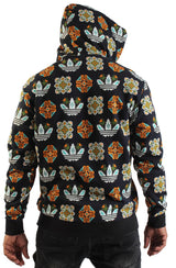 Tile Allover Print Loose Hoodie Image 3