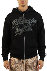 Script Logo Zip-Up Hoodie Image 1